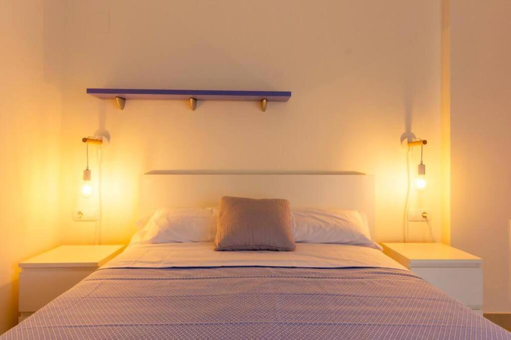 Alboraya Apartamento Con Vista Al Mar Y Piscina Valencia Bagian luar foto