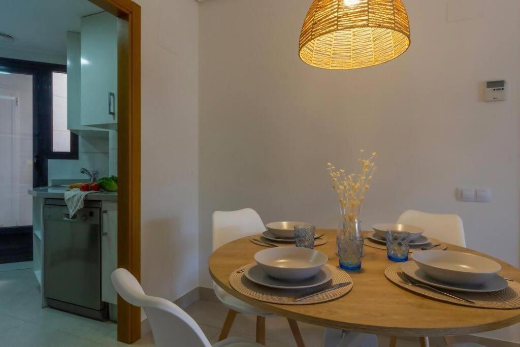 Alboraya Apartamento Con Vista Al Mar Y Piscina Valencia Bagian luar foto