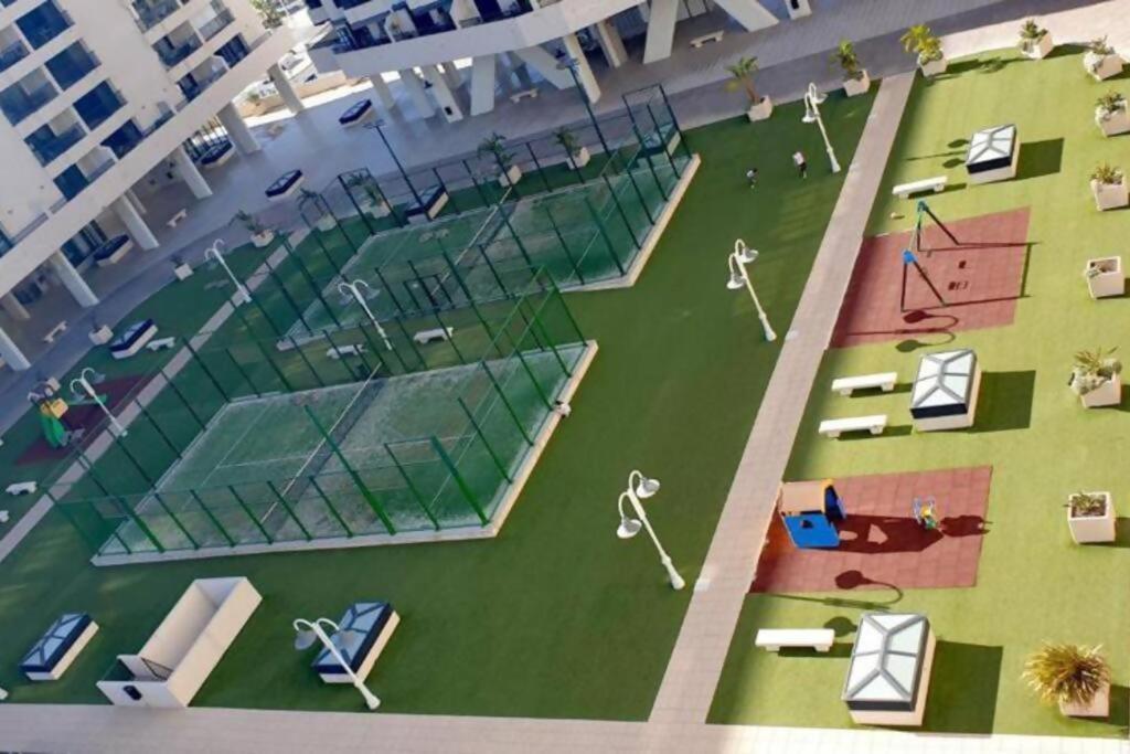 Alboraya Apartamento Con Vista Al Mar Y Piscina Valencia Bagian luar foto